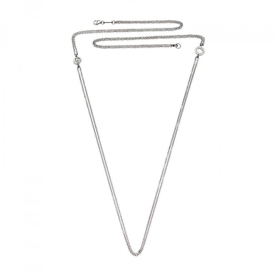 COLLANA DOPPIA IN ARGENTO