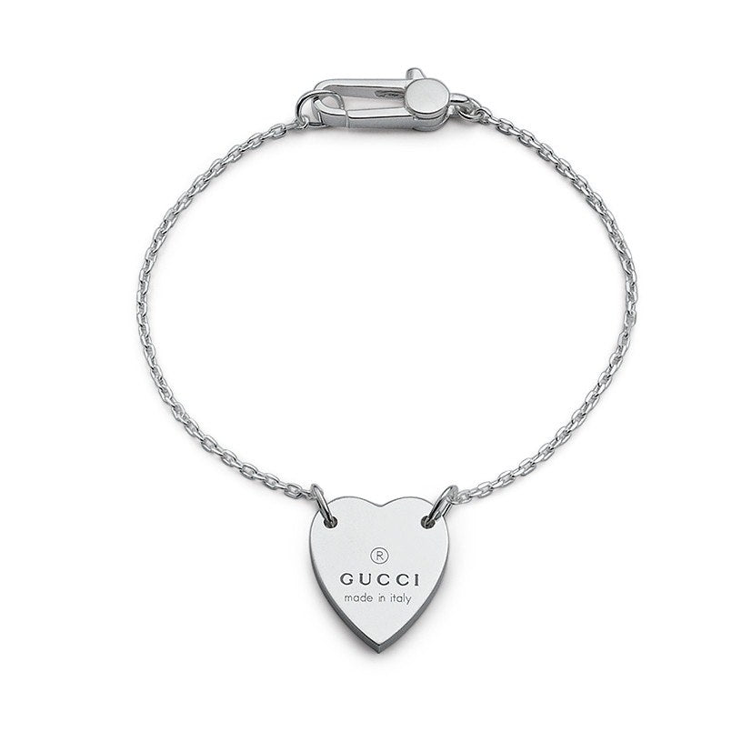Bracciale con cuore Gucci trademark