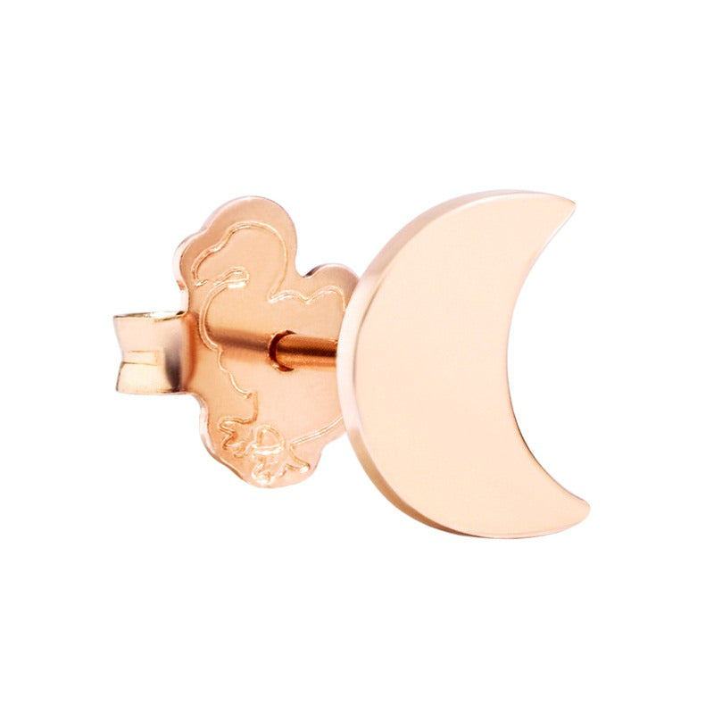 Orecchino Luna in oro rosa - Dodo