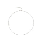 CATENA 38-42 CM IN ARGENTO E SMALTO BLU