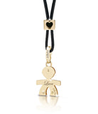 Ciondolo Cucciolo bimbo oro giallo