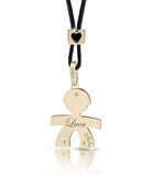 Ciondolo Classico bimbo oro giallo