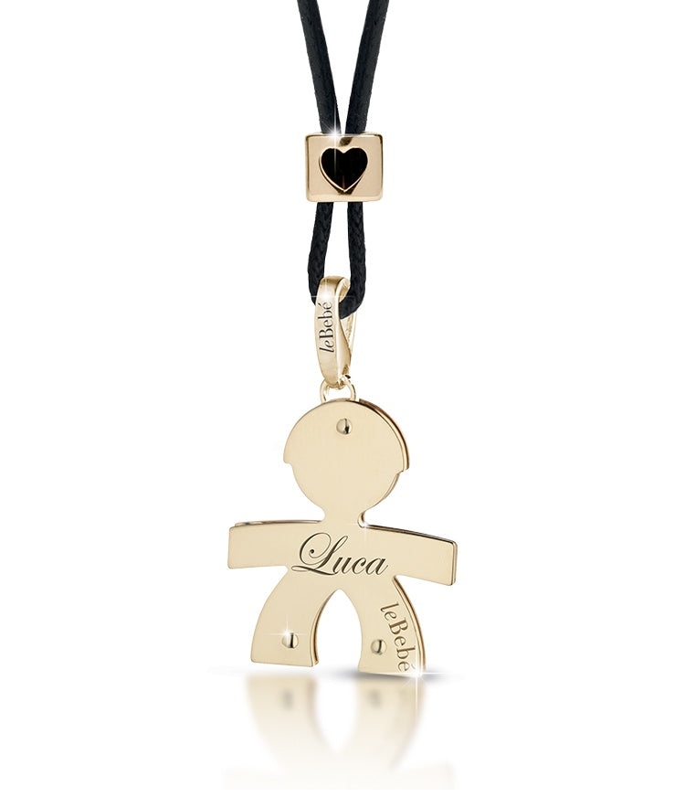 Ciondolo Classico bimbo oro giallo