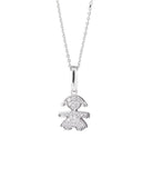 Pavé micro-setting bimba mini oro bianco