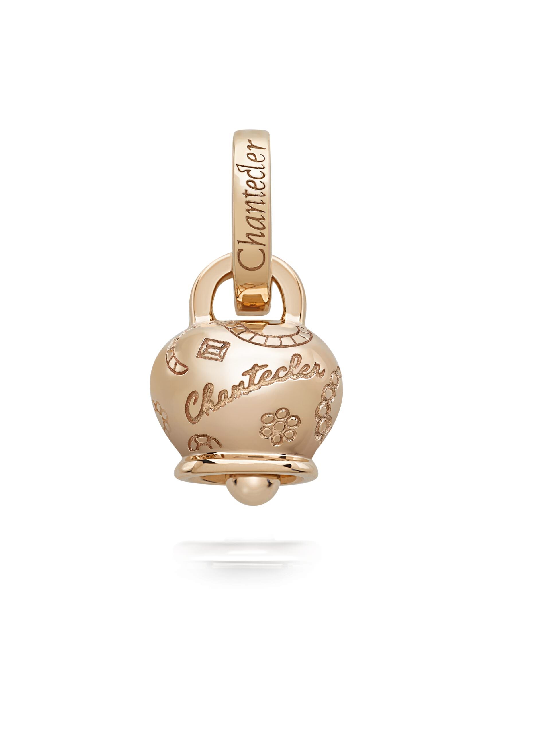 Ciondolo Suamèm campanella micro in oro rosa 9 kt