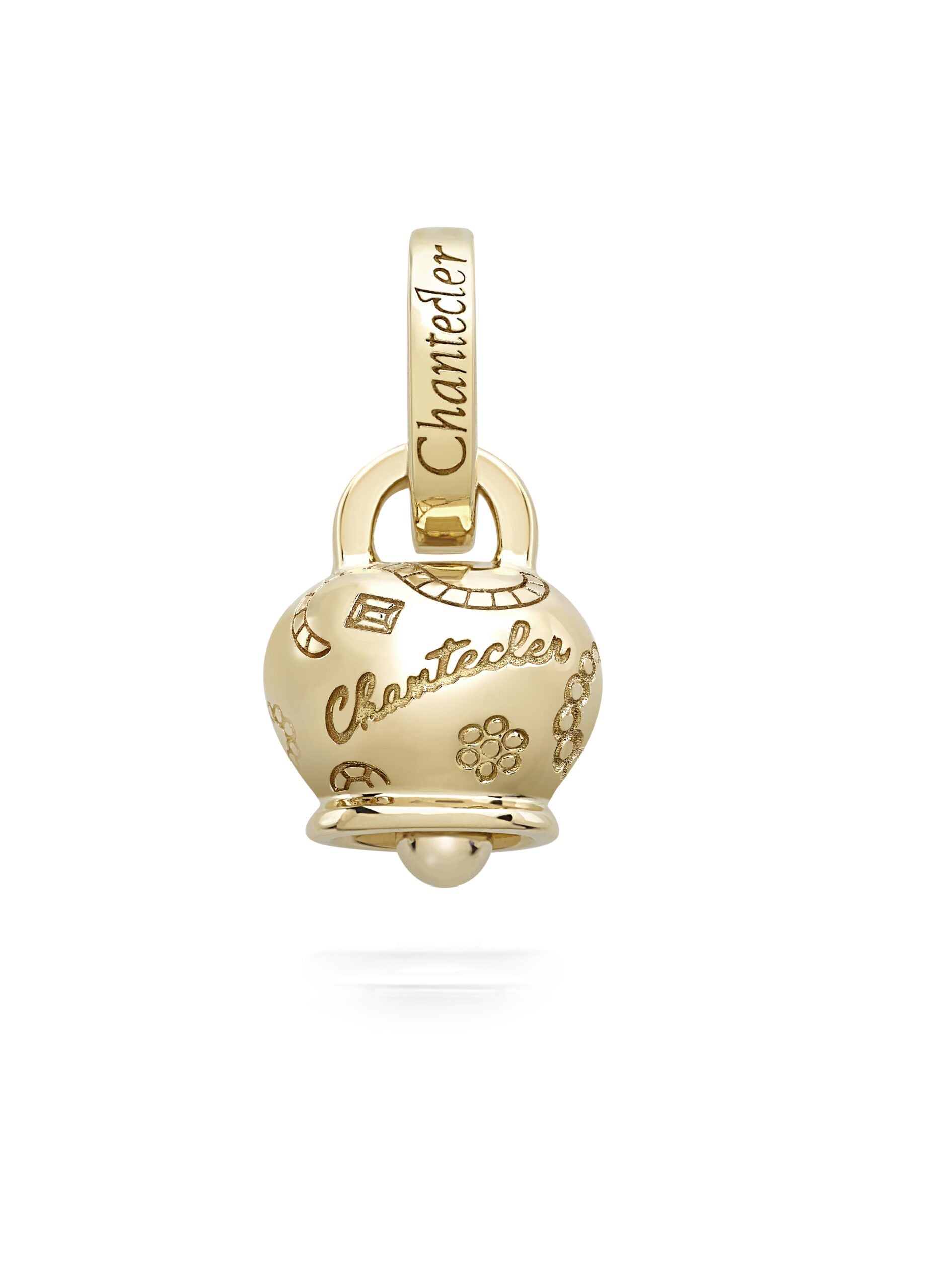 Ciondolo Suamèm campanella micro in oro giallo 9 kt