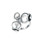 Anello con tre Campanelle in argento