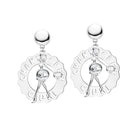 Orecchini grandi Madame Clochette in argento