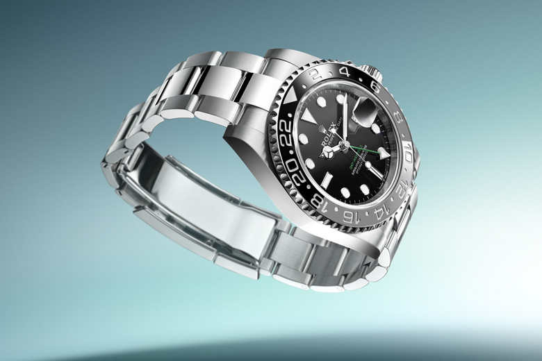 rolex keep exploring new watches 2024 gmt master II m126710grnr 0003 2401jva 002 rvb portrait